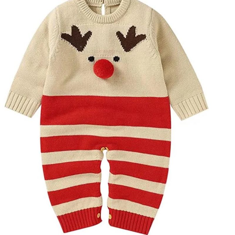 2023 El suéter de bebénavideño másnuevo y tejido paraniños
